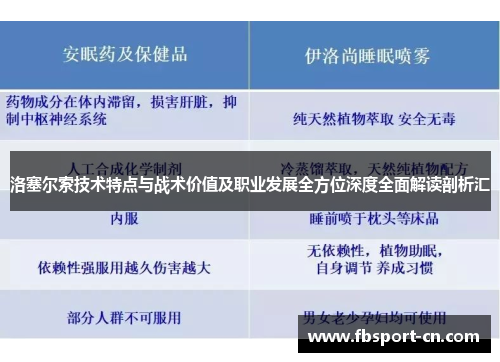 洛塞尔索技术特点与战术价值及职业发展全方位深度全面解读剖析汇